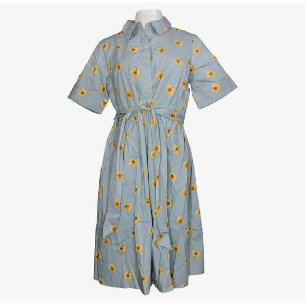 J Jason Wu Blue Shirt dress